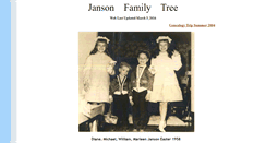Desktop Screenshot of jansonfamily.com